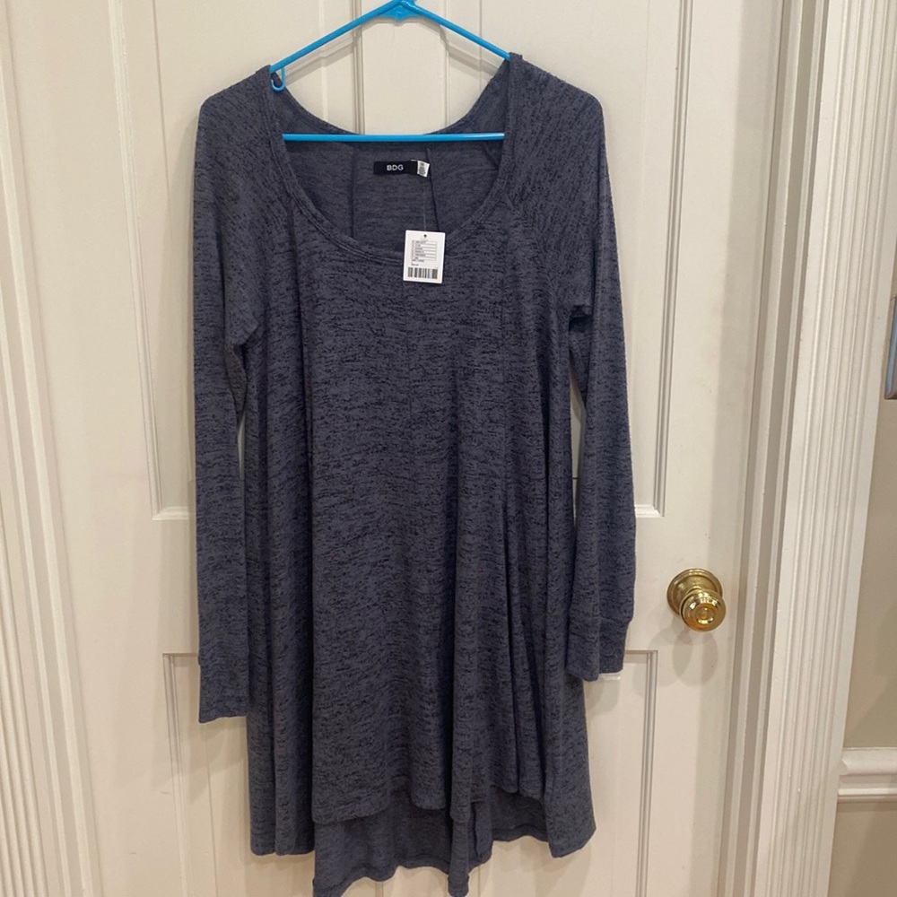 Urban outfitters women’s size large dress. Grayish blue. Never worn with tags.